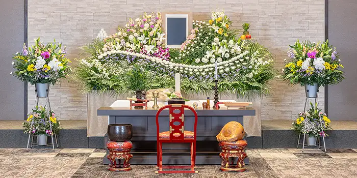 家族プラン95 祭壇の例