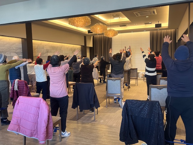 1/21　高師ホール「チューブを使った健康体操」セミナー